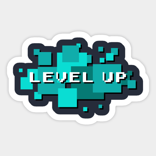 Level Up! Sticker by CubeRider